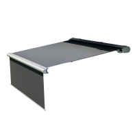 Markíza na terasu DELUXE PLUS AUTOMATIC 400x300 GREY s LED a senzorom - Gutroof