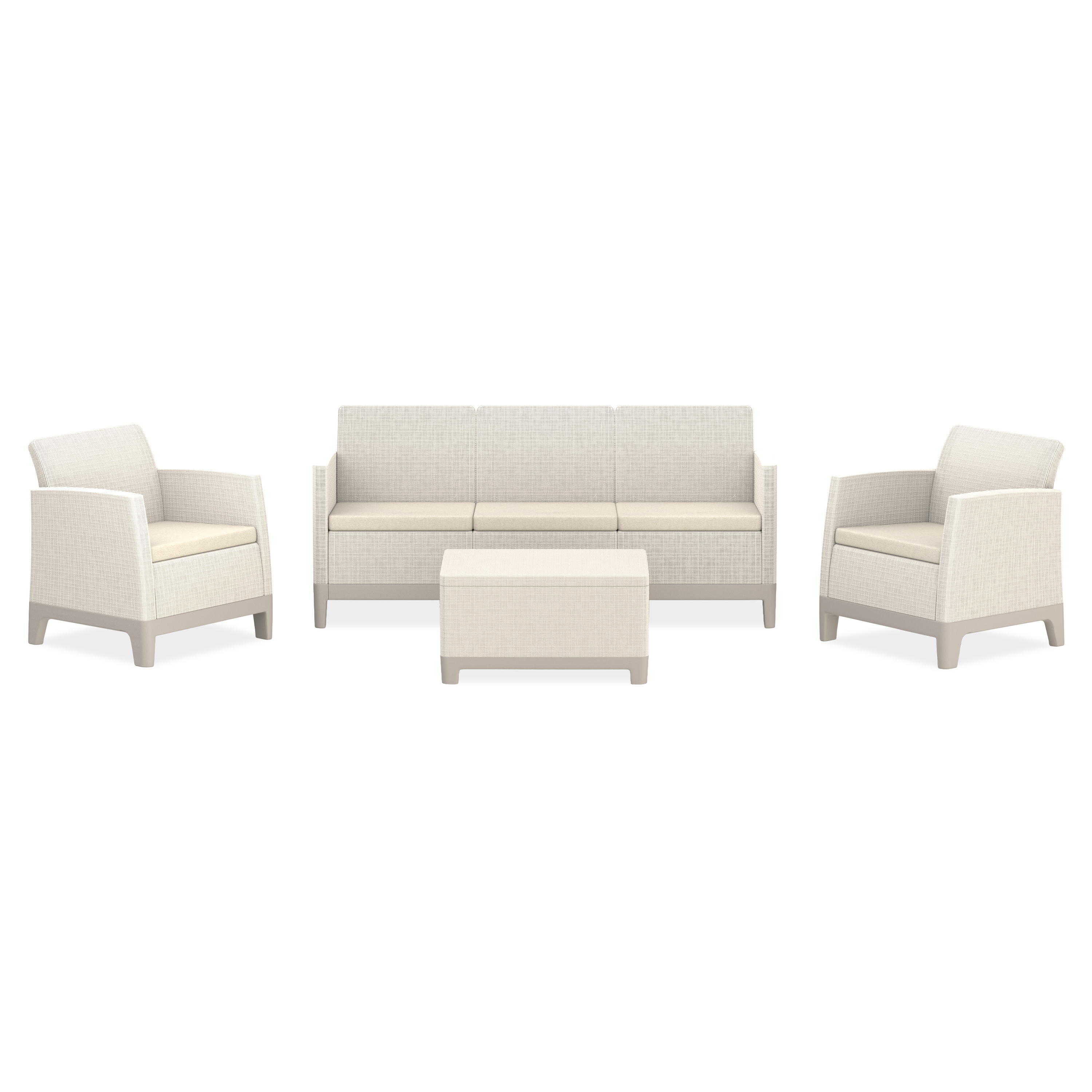Záhradný nábytok Scandi Forma Pebble Grey-Soft Beige/oat - Keter