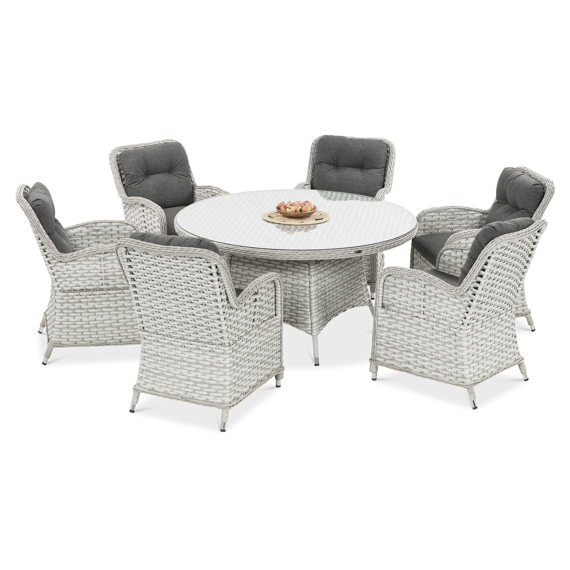 Technorattan nábytok BARCELONA Melange White