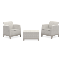 Záhradný nábytok Scandi Forma Balcony Pebble Grey-Soft Beige/oat - Keter