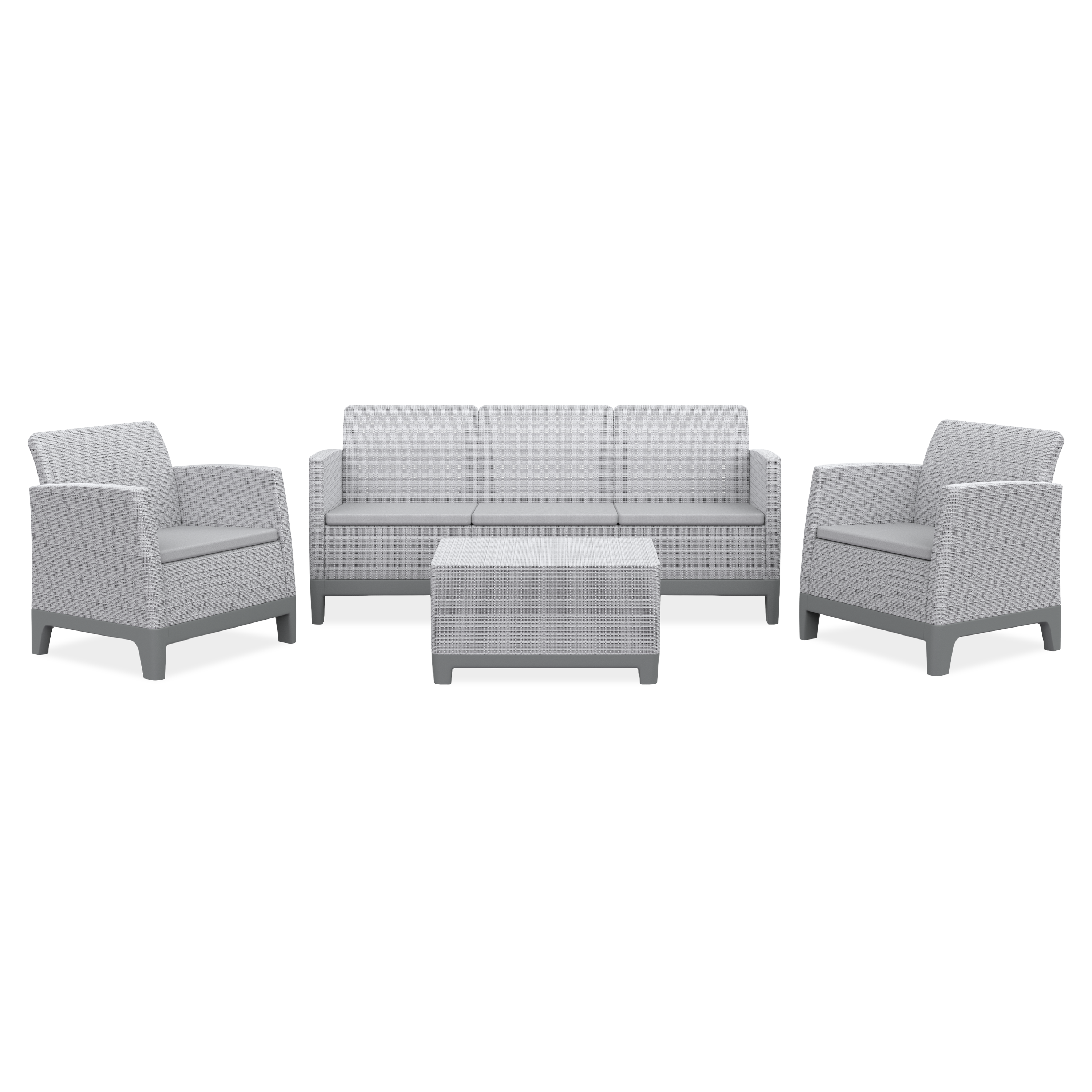 Záhradný nábytok Scandi Forma Ash Grey-Storm Grey/ Light Grey - Keter