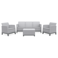Záhradný nábytok Scandi Forma Ash Grey-Storm Grey/ Light Grey - Keter