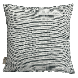 Dekoratívny záhradný vankúš Meshy 45x45 MoodMe so štvorcovým vzorom v čierno-bielej farbe