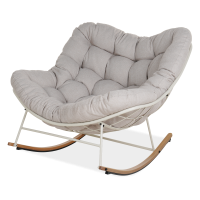 Hojdacie kreslo RONDA Light Beige - BJORKKA
