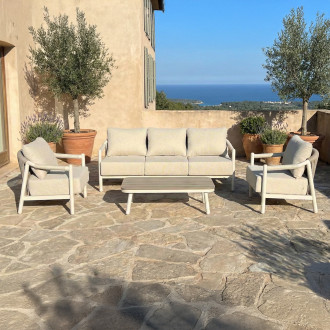 Hliníkový záhradný nábytok MONTI CAFFE BEIGE - FURRORE