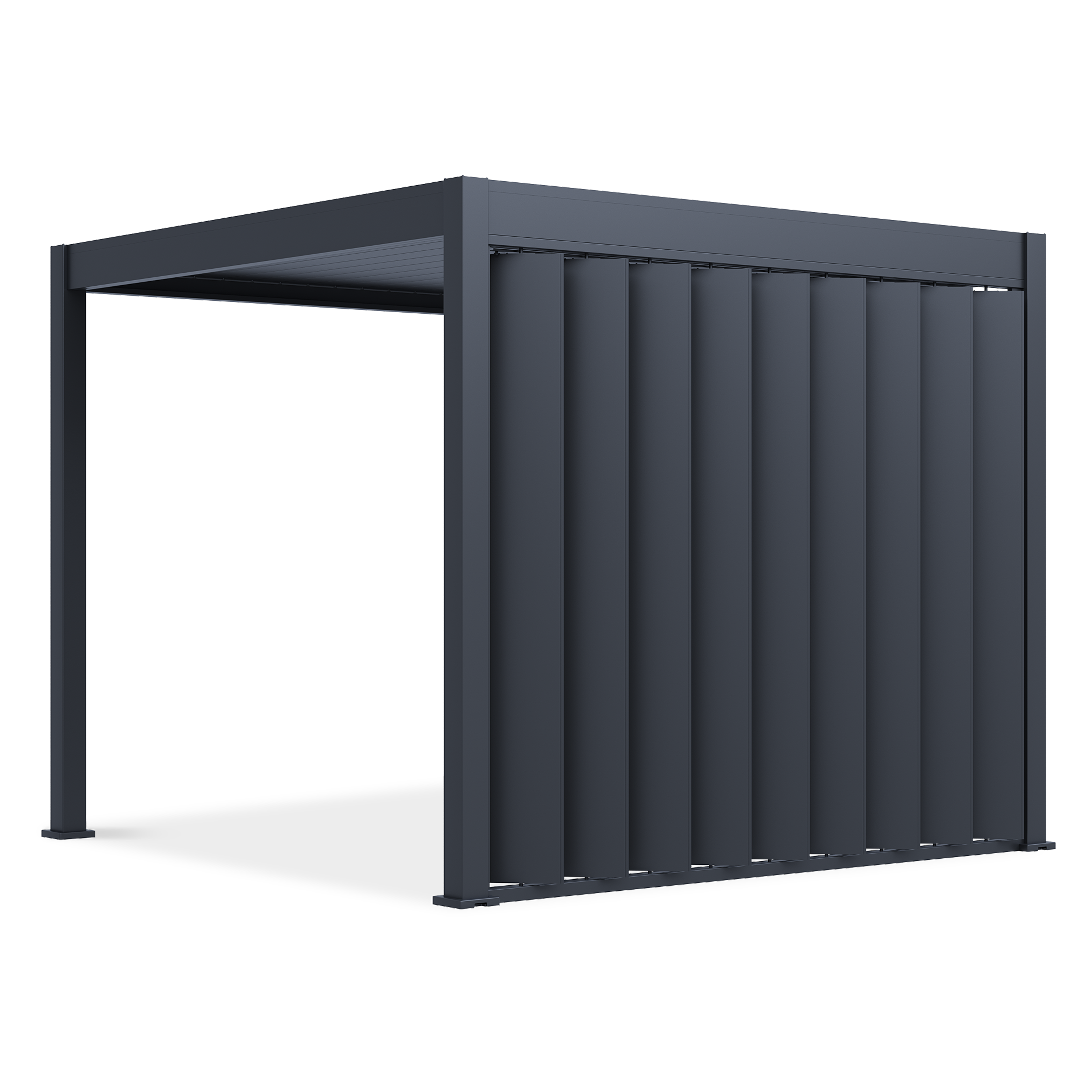 Nastaviteľná panelová stena pre pergolu ELEGANCE/DELUXE/FUSION 3m antracit - Gutroof