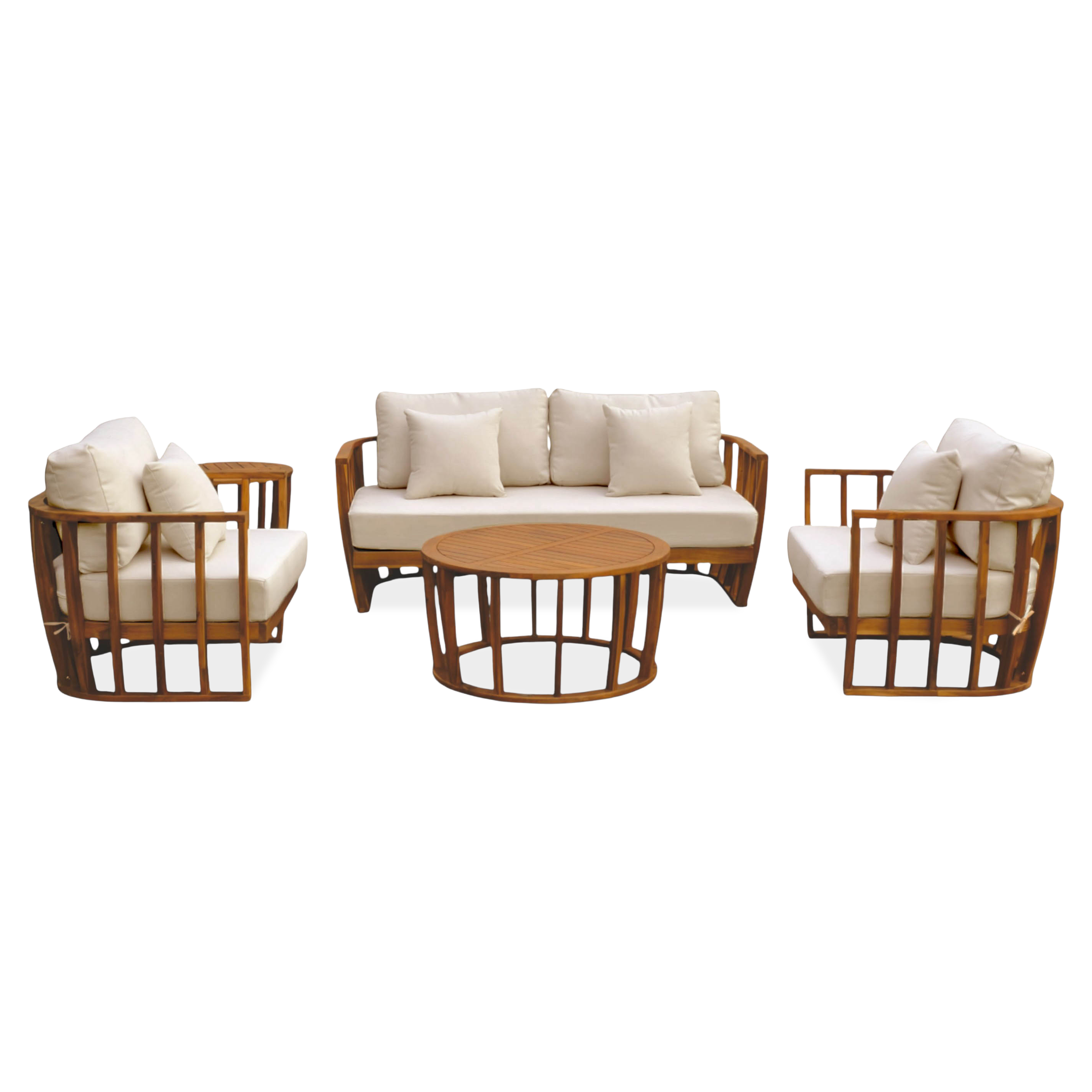 Záhradná súprava s pohovkou NUVIA CAFFE z dreva ACACIA WOOD - BJORKKA