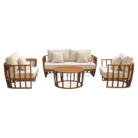 Záhradná súprava s pohovkou NUVIA CAFFE z dreva ACACIA WOOD - BJORKKA