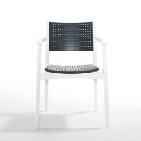 Záhradné kreslo SEGINUS White/Anthracite - Novussi