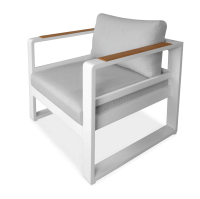 PANAMA Biele záhradné kreslo - Focus Garden