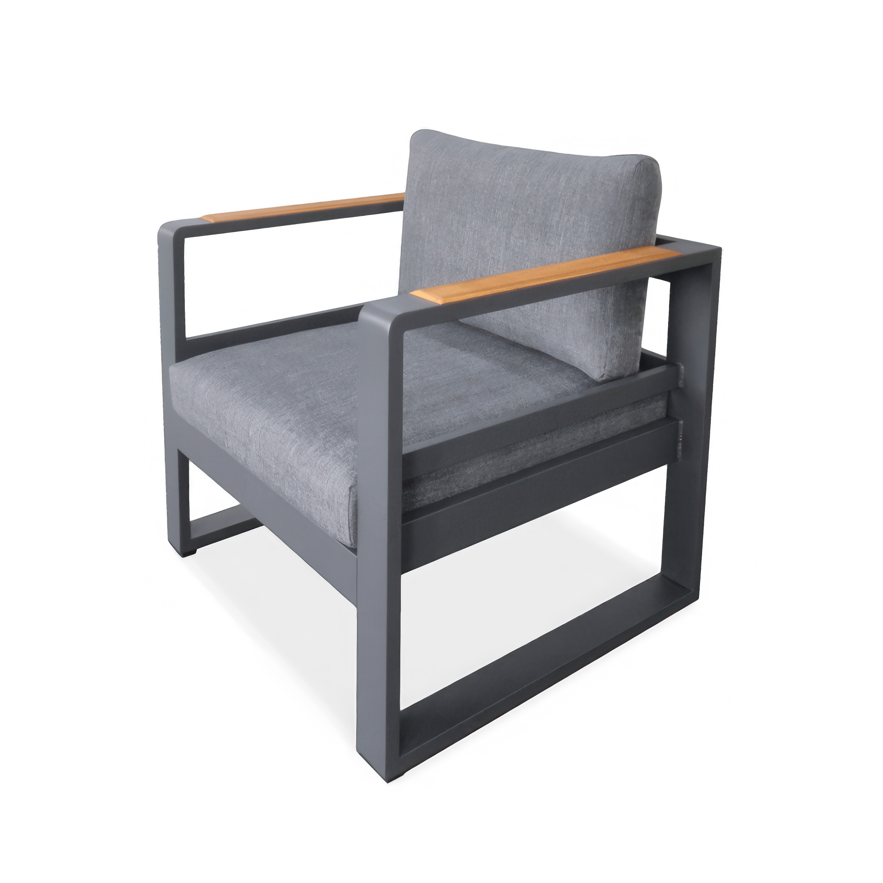 PANAMA Antracitové záhradné kreslo