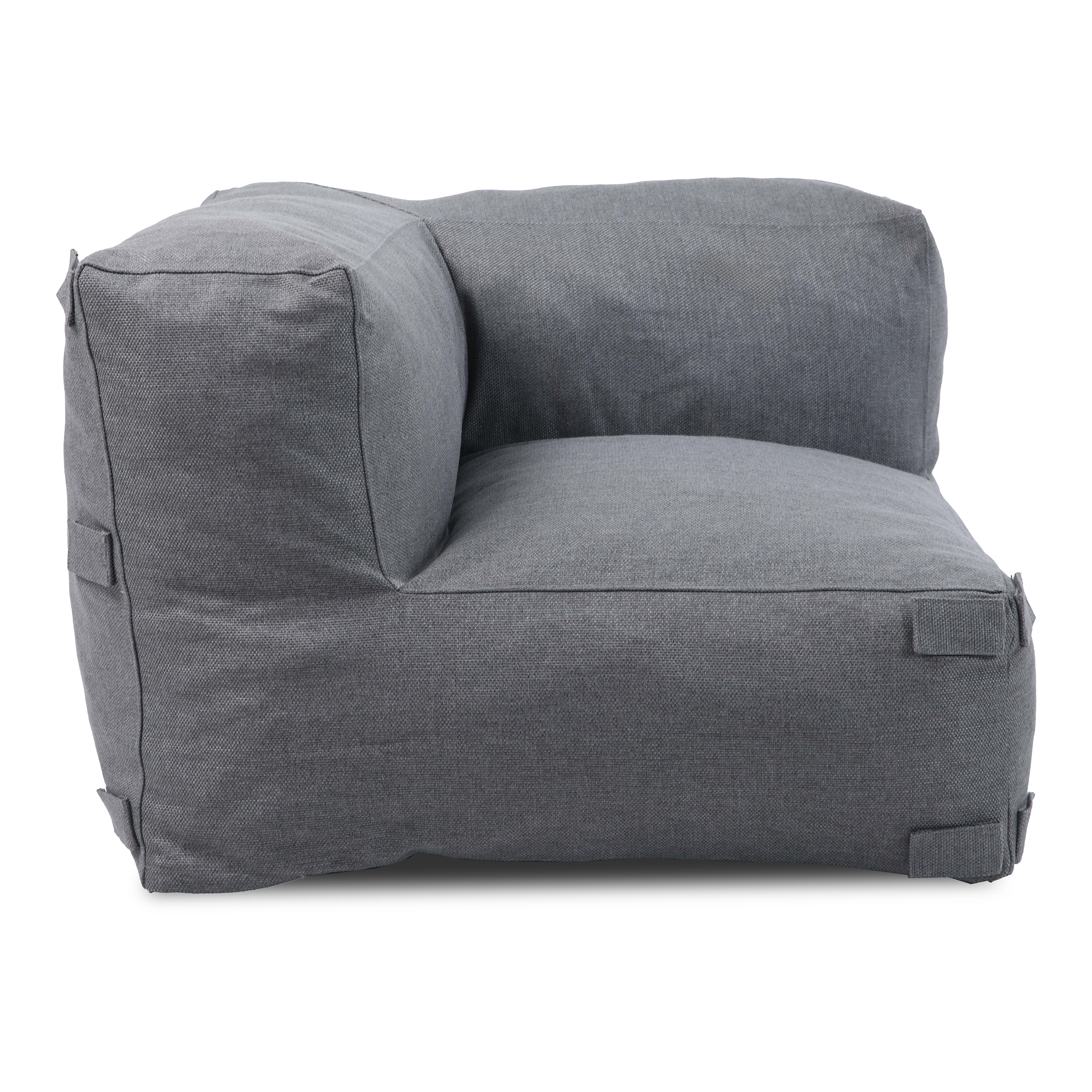 Rohový modul záhradnej súpravy ALORA Grey - Bjørkka
