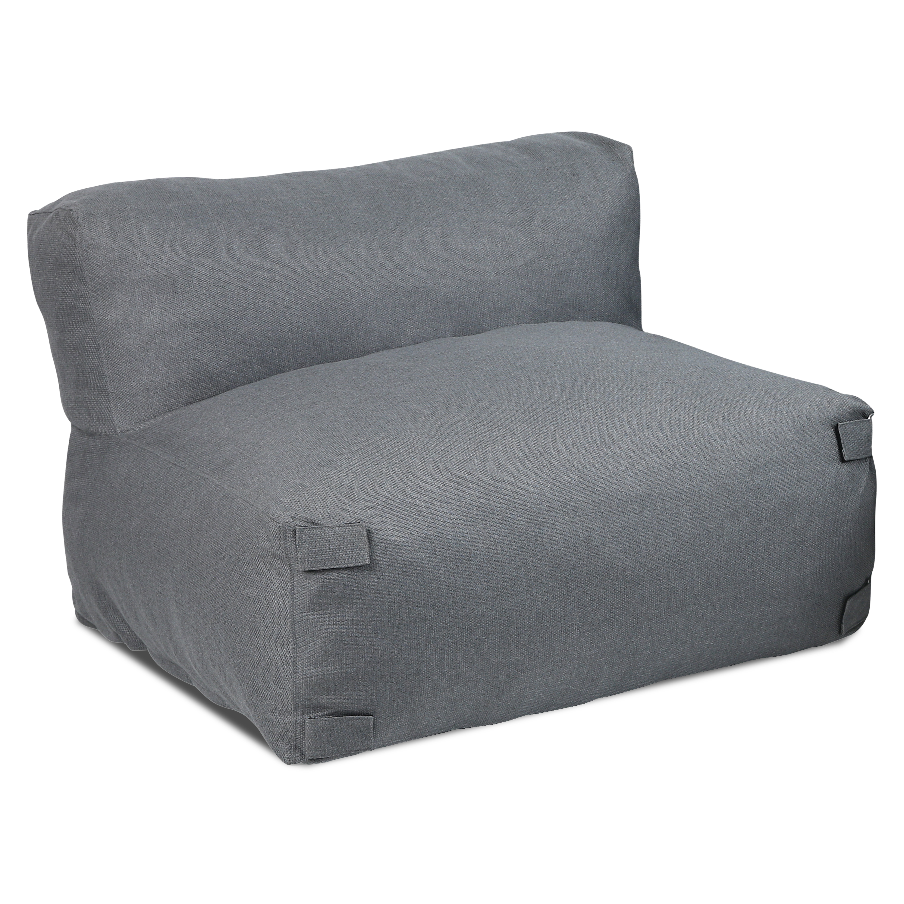 Stredový modul záhradnej rohovej pohovky ALORA Grey - Bjørkka