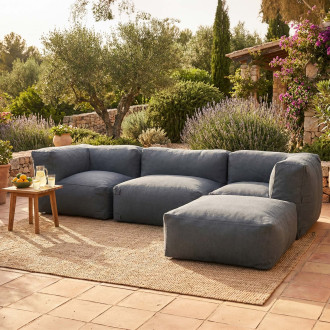 Modulárny roh na terasu ALORA Standard Grey - Bjørkka