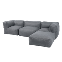 Modulárny roh na terasu ALORA Standard Grey - Bjørkka