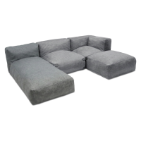 Modulárny terasový roh ALORA Standard Plus Grey - Bjørkka