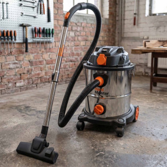 Kompaktný 20 l dielenský vysávač na mokré a suché vysávanie - HardMaister