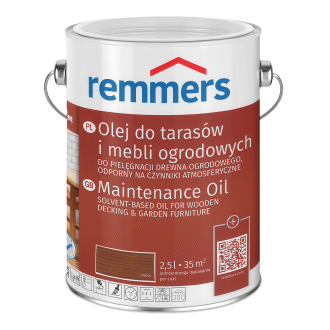 olej do tarasów w metalowym wiadrze