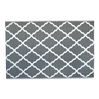 Záhradný koberec na balkón 160x230cm Middle Gray - MOODME