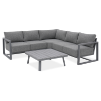 Hliníkový záhradný roh STELVIO CAFFE Grey - FURRORE