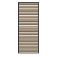 Hliníkový lamelový panel 1 m Woodgrain Gutroof pre pergoly ELEGANCE/DELUXE/FUSION – nastaviteľný