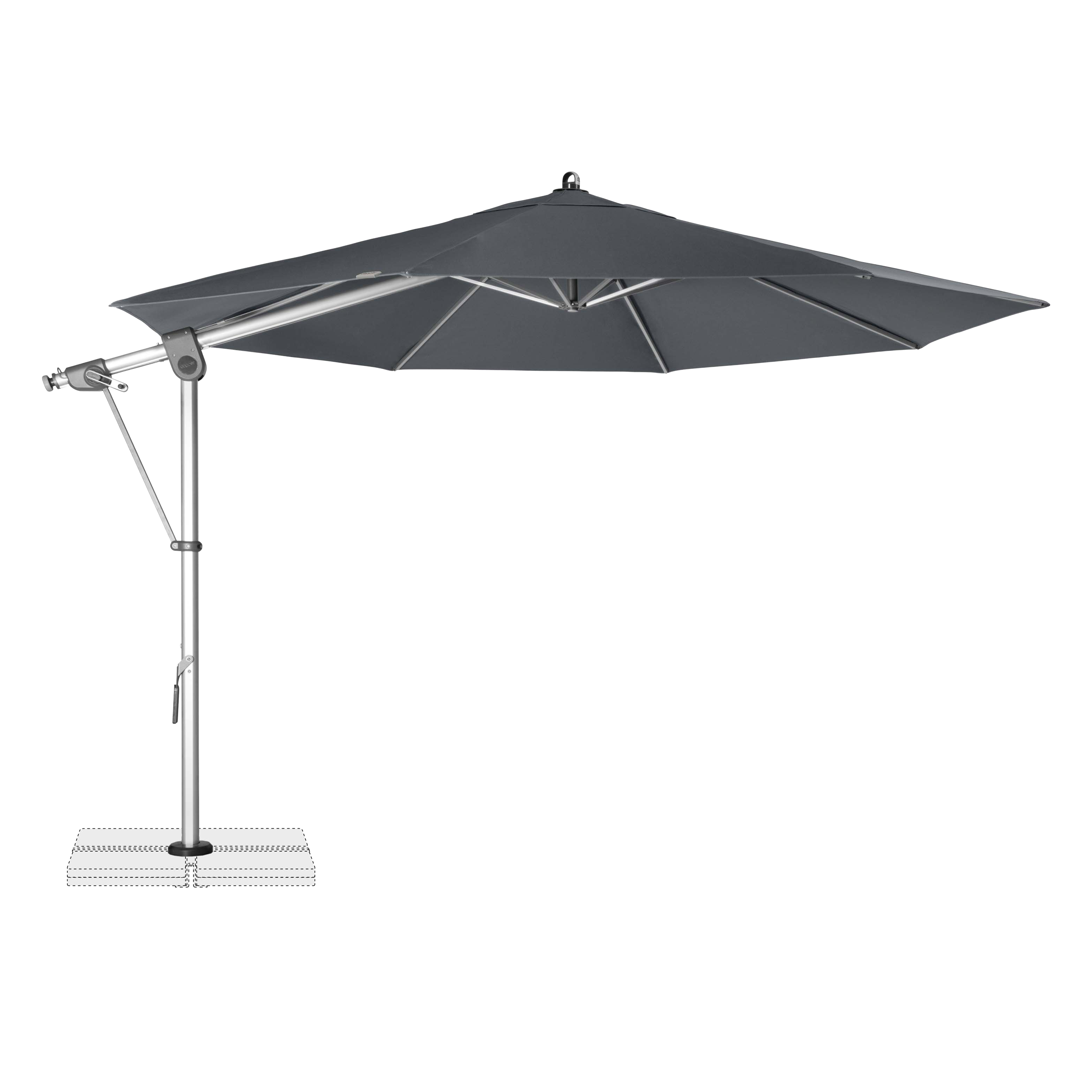 Záhradný dáždnik Doppler EXPERT 350 Anthracite