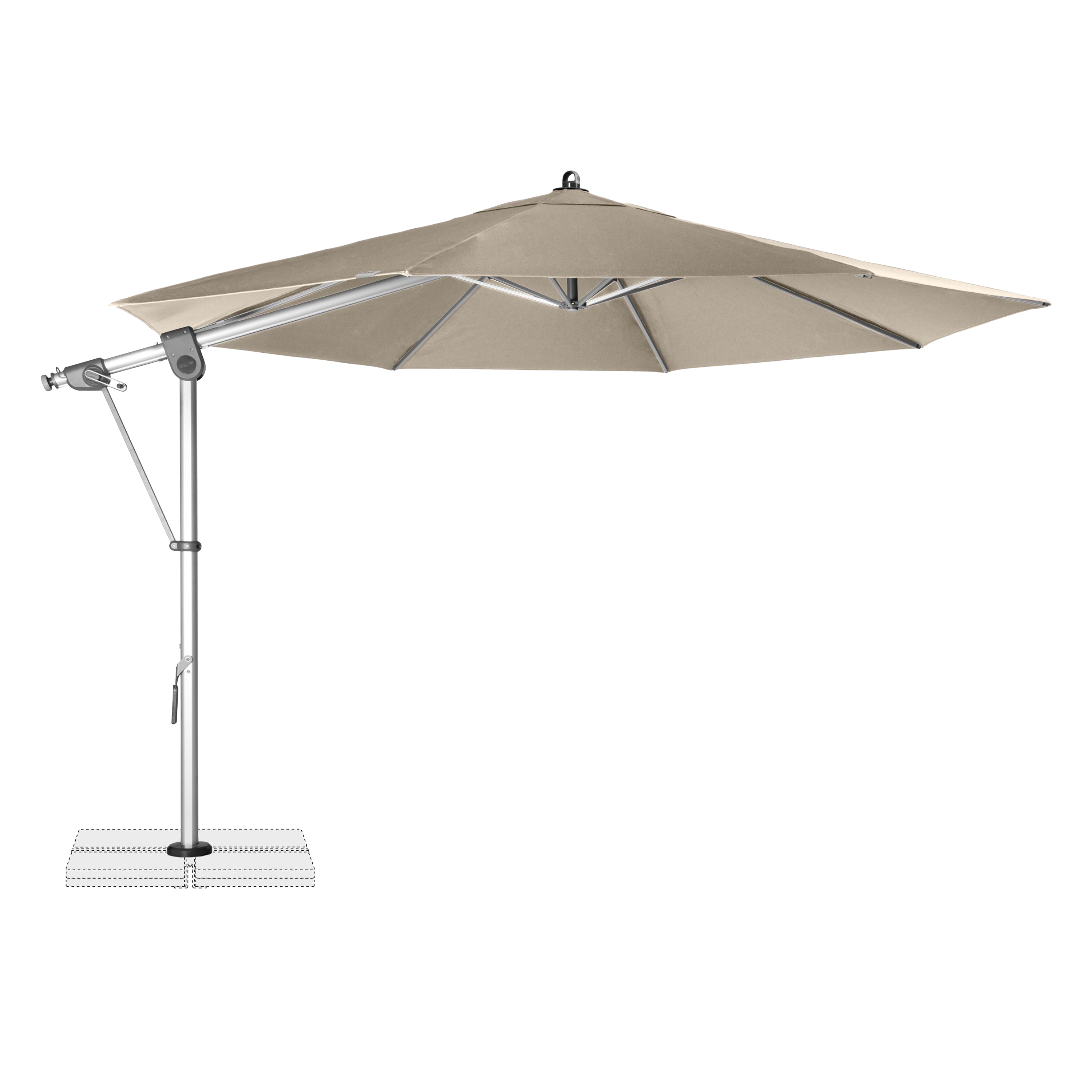 Doppler EXPERT 350 Záhradný dáždnik s pieskovým ramenom