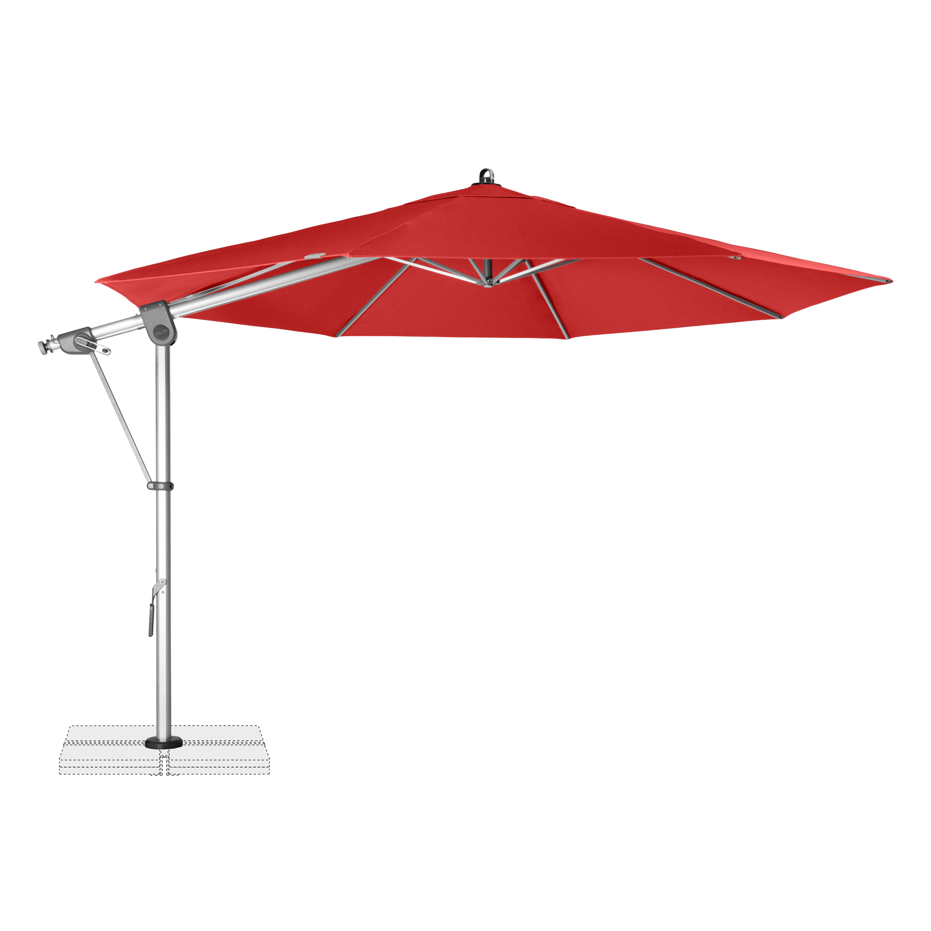 Slnečník na záhradu Doppler EXPERT 350 Red