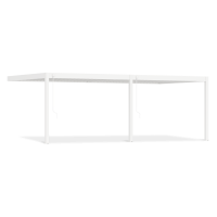 Nástenná pergola DELUXE Wall 3,6x7,2 White - Gutroof