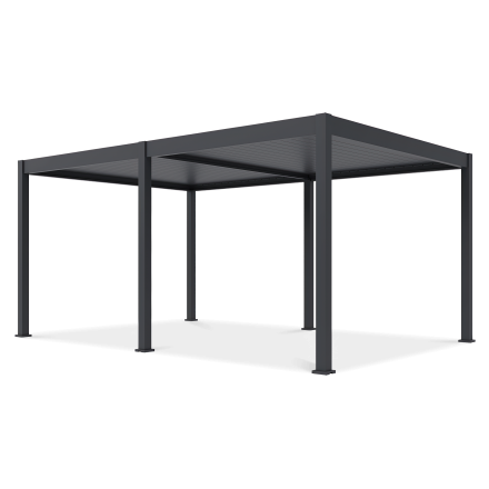 Záhradná pergola DELUXE Automatic + LED 3,6x5,3 Antracit - Gutroof