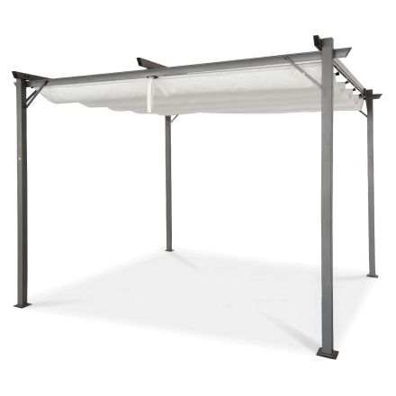 Terasová pergola SPRINT 3x3 antracit/biela - HARDMAISTER