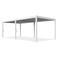 Pergola 3.6x7.2 DELUXE White - Gutroof na taras