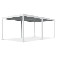 Pergola terasová DELUXE Automatic + LED 3,6x6 White - Gutroof