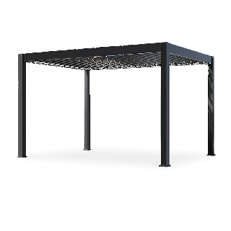 Elektrická hliníková pergola Gutroof DELUXE PRO 3x4 m s LED