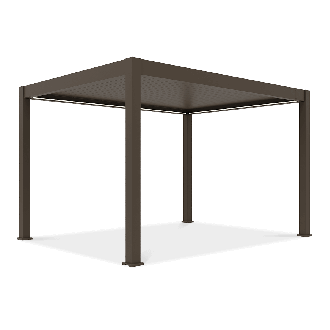 Elektrická hliníková pergola Gutroof DELUXE PRO 3x4 m, Taupe