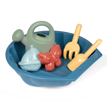 Pieskovisko s príslušenstvom zelené, 35x35x9cm - Smoby