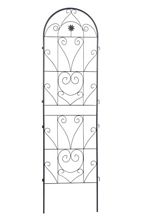 Sada dvoch podstavcov na rastliny 190x55 cm - srdcový vzor - Cultivo