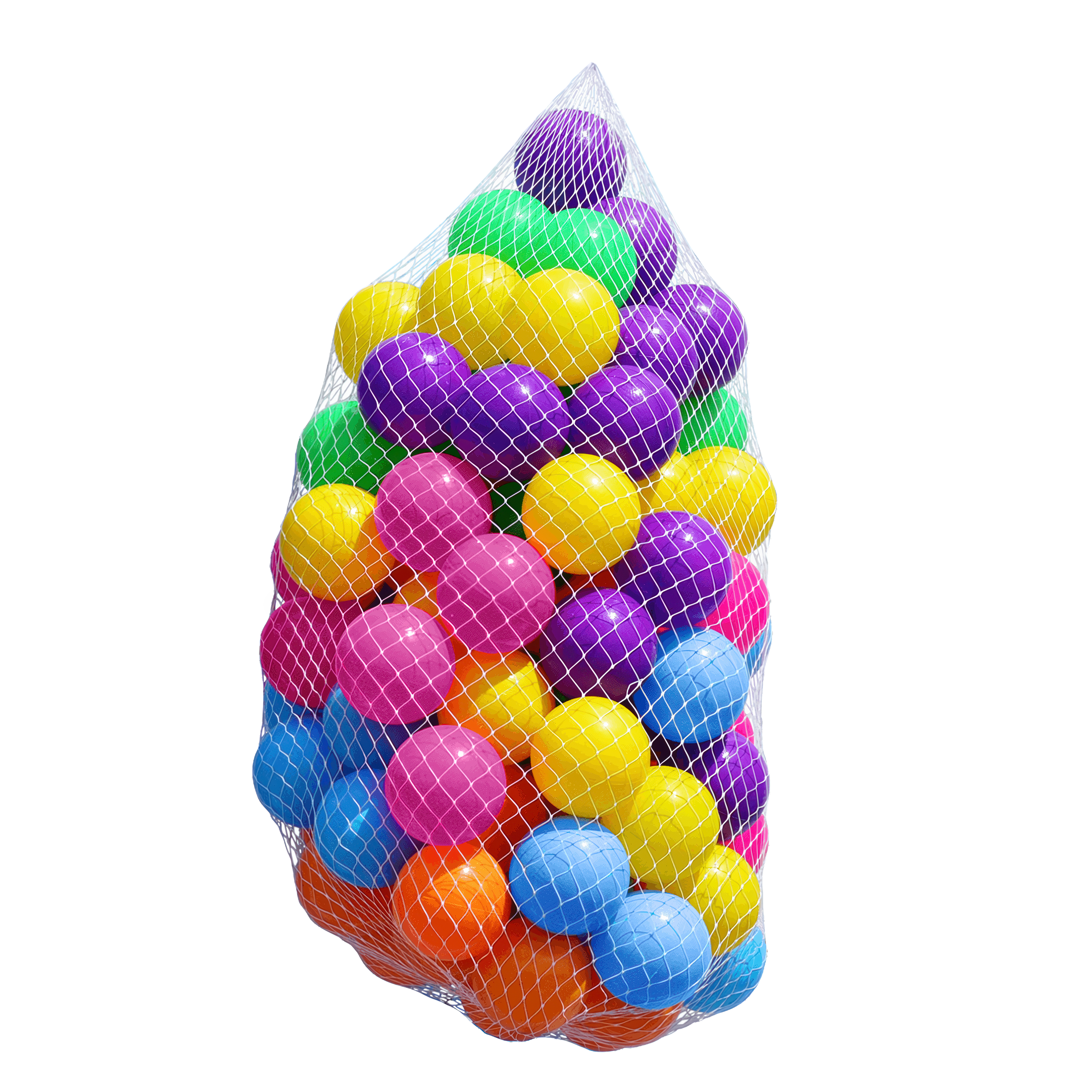 Sada 150 ks biliardových gúľ, plastové gule, 6 farieb - Everplast