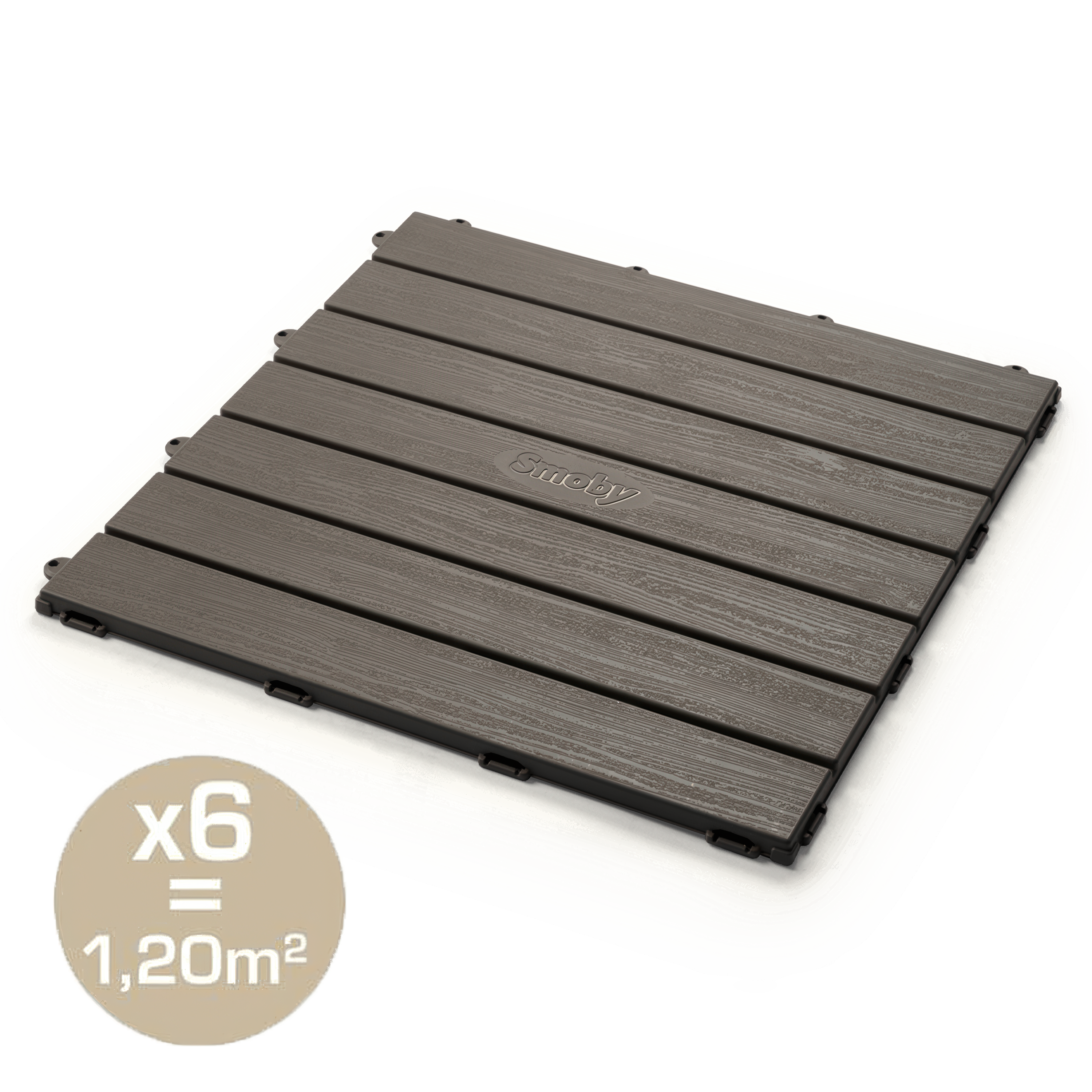 Podlaha na chate, rozmery 45x45x1,5cm - Smoby 