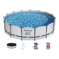 Súprava bazéna s okrúhlym rámom Steel Pro Max 4,6 x 1 m - BESTWAY 56488