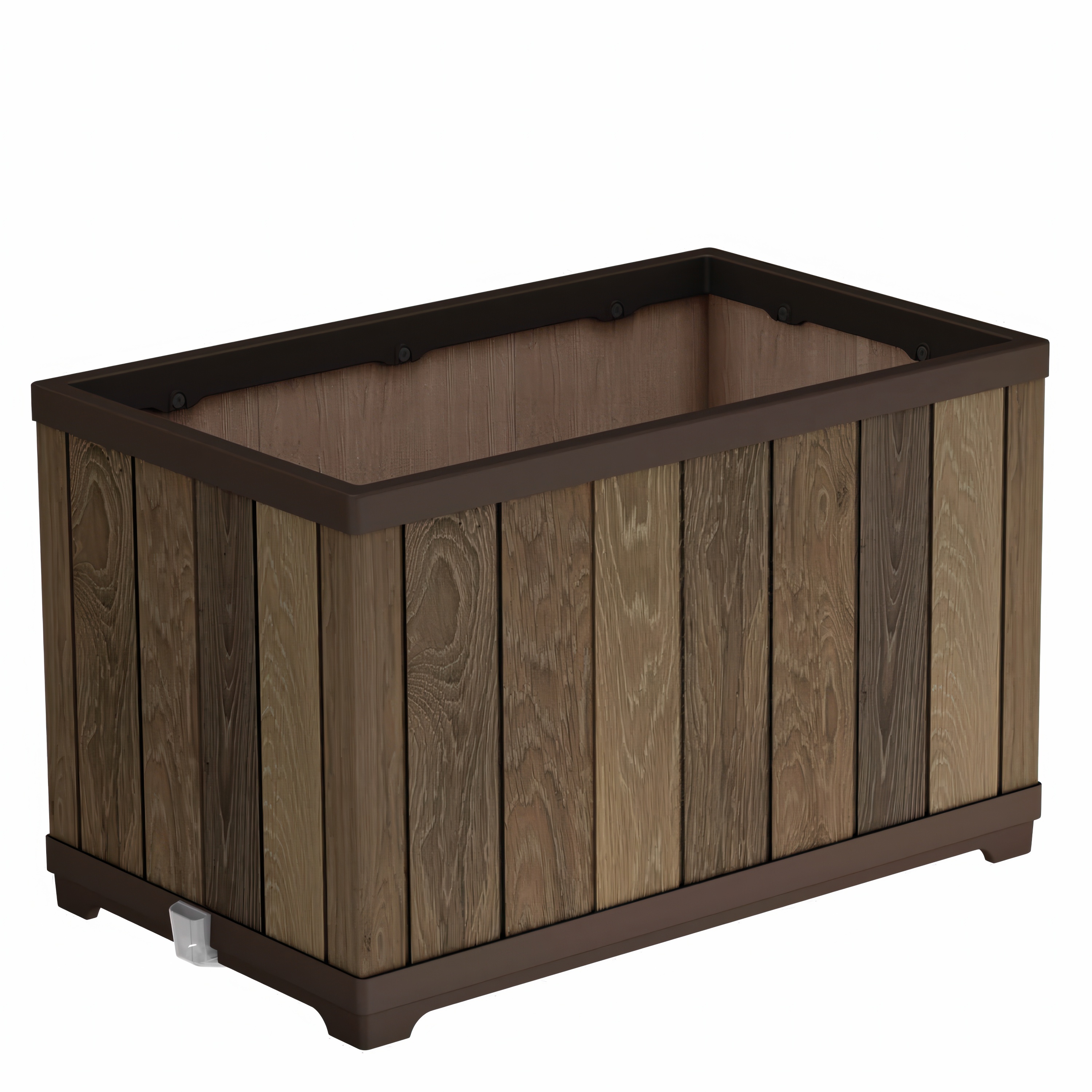 Obdĺžnikový kvetináč Deco 45,5 x 76 x 45,5 cm Keter Orech