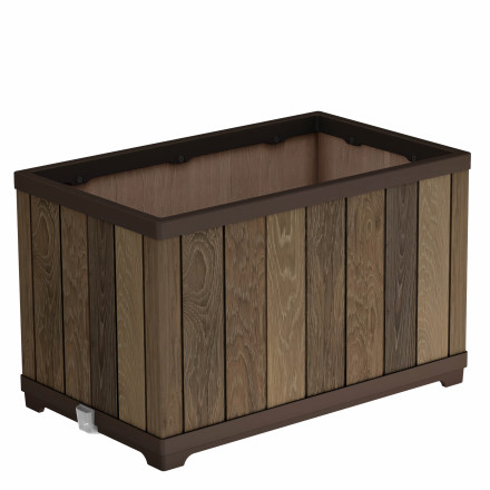 Obdĺžnikový kvetináč Deco 45,5 x 76 x 45,5 cm Keter Orech