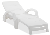 OCEAN White recliner - Focus Garden