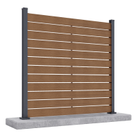 Záhradný diel do pevného podkladu 1,8 m NEO Teak - Gutroof