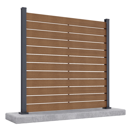 Záhradný diel do pevného podkladu 1,8 m NEO Teak - Gutroof