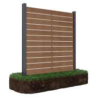 Záhradný plot pre mäkký podklad 1,8 m NEO Teak - Gutroof