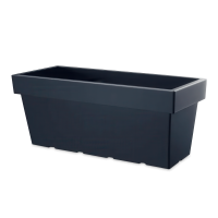 Obdĺžnikový kvetináč Lofly Case 79x35x33cm antracit - PROSPERPLAST