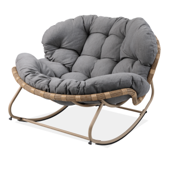 Hojdacie kreslo RODOS Natural/Grey - Focus Garden