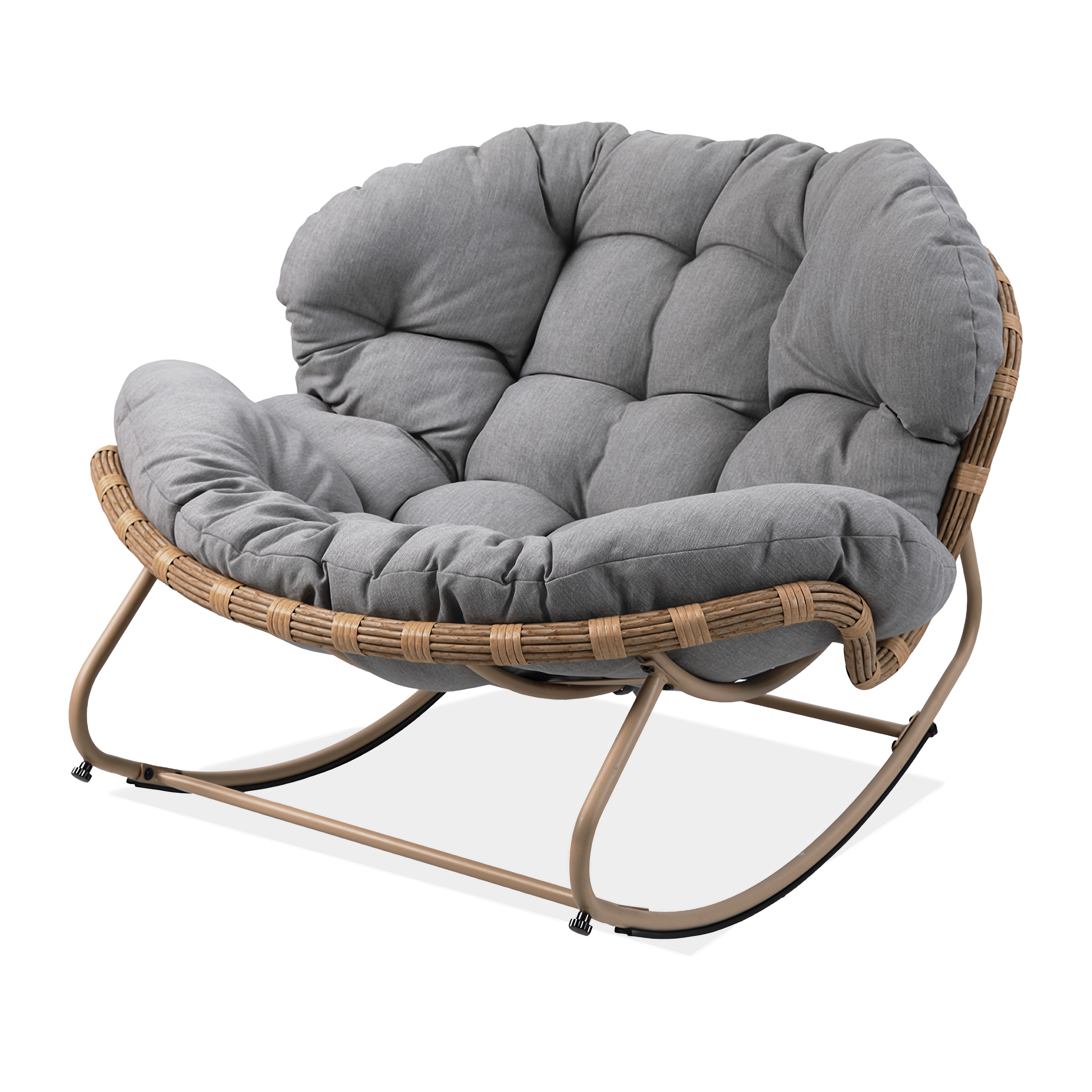 Hojdacie kreslo RODOS Natural/Light Grey - Focus Garden