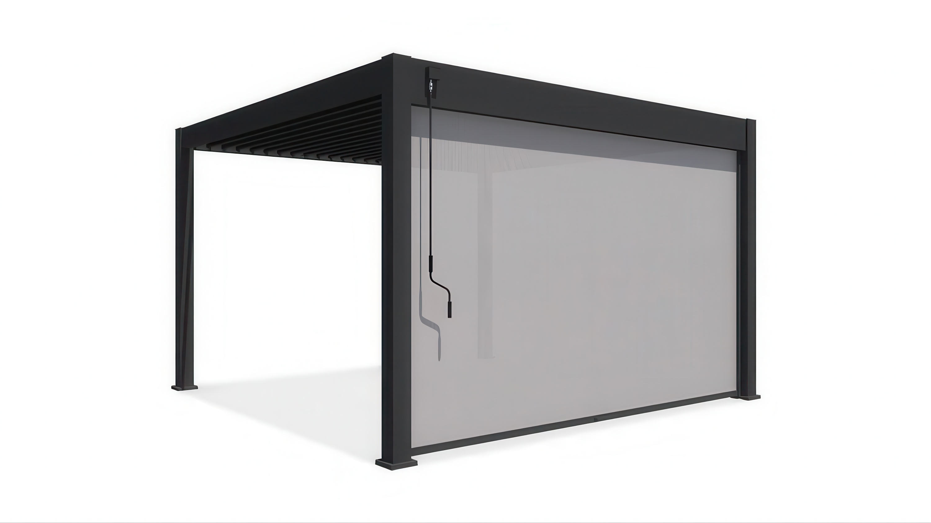 Roleta opuszczana do pergoli ELEGANCE/DELUXE/FUSION 4 m Anthracite - Gutroof